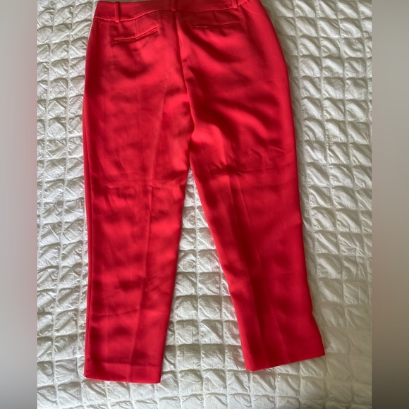 J. Crew Coral Bright Red Pants - Picture 8 of 10